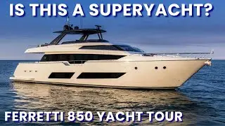 YACHT TOUR FERRETTI 850 ‘TORO’ SUPERYACHT 