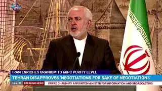 Daily Top News | IRAN ENRICHES URANIUM TO 60PC PURITY LEVEL | Indus News
