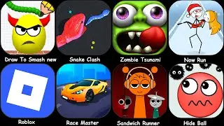 Draw To Smash,Sandwich Runner,Hide Ball,Vehicle Masters,Mob Control,Race Master,Roblox...