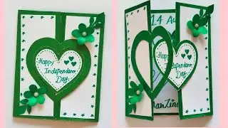 Handmade Independence Day Card 🇵🇰 | 14 August Card 🇵🇰 Happy Independence Day
