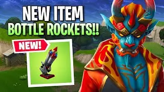 *NEW* Bottle Rockets Item!! 7 Elims!! - Fortnite: Battle Royale Gameplay