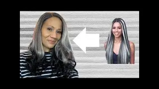 💋 💋 LET'S CURL BOBBI BOSS SICILY IN T1B SILVER GREY