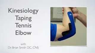 Kinesiology Taping Tennis Elbow - Dr. Brian Smith DC Manahawkin Chiropractor