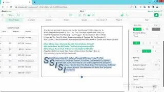 How to add Drop Cap every lines in a text box in Numbers