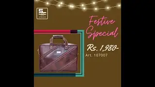 Leather Briefcase Bag