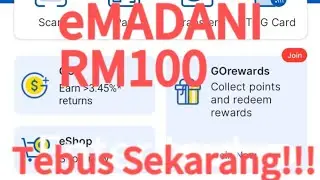 eMadani: Cara Tebus Kredit E-Wallet RM100 mulai 4 Disember melalui Touch n Go.