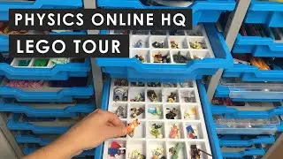 LEGO Room Tour! - New Gratnells Storage at Physics Online HQ