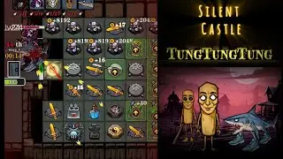 Secret Room in Silent Castle Tung Tung Mode?! | Survived 45 Waves!! 😱🔥