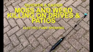 Quick moss & weedkilling on drives - new cheap electric pumps! (UPDATE- BOTH NOW FAILED!)
