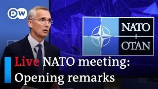Live: NATO meeting, doorstep and opening remarks by Stoltenberg and defense ministers | DW News