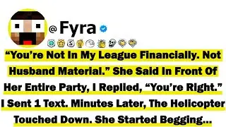 “You’re Not In My League Financially. Not Husband Material” She Said In Front Of Her Entire Party...