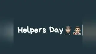 easy lines on police man on ocassion of  helpers day#RV#police man