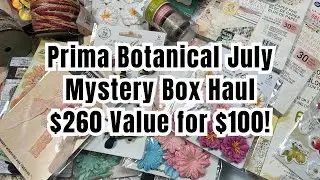 $260 Value for $100?! Prima Botanical Mystery Craft Box Unboxing!