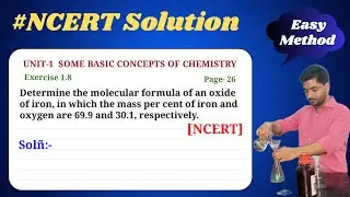 Determine the molecular formula of an oxide of iron, in which the mass per cent of iron and oxygen