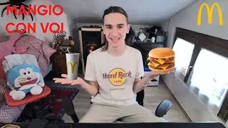 MANGIO CON VOI !!!🍔🥤