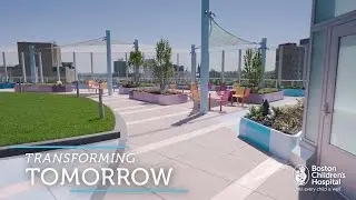 Transforming Tomorrow - Main building rooftop garden | Boston Children's Hospital