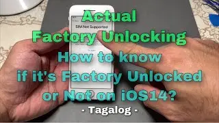 Actual Factory Unlocking of iPhone with Japan Network Locked. How to know if it&rsquo;s SIM locked? 4K