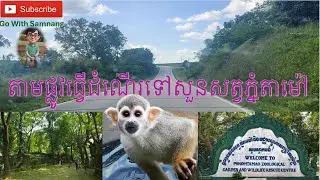 ទិដ្ឋភាពតាមផ្លូវទៅលេងសួនសត្វភ្នំតាម៉ៅ View along the way to Phnom Tamao Zoo #cambodia