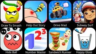 Draw To Smash, Help Out Story, Drive Mad, Subway Surf, Hide Ball, Number Master, Sandwich Runner&hellip;