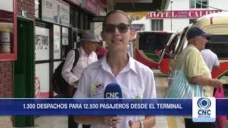 Terminal de Transportes de Tuluá con gran número de viajeros