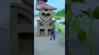 Creative sand heart &hearts;️ crazy videography #trending #videography #creative #heart #shorts #song