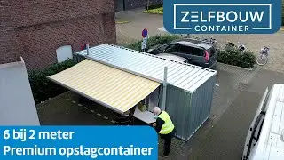 6 bij 2 meter Premium opslagcontainer