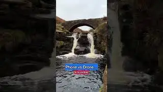 😲 Phone vs Drone - THIS VIEW! 😍 #Shorts #PeakDistrict