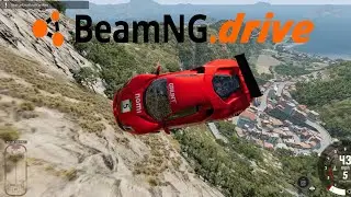 BeamNG Drive - Realistic High Speed Crashes - Dangerous Driving - Epic High Speed Car Jumps
