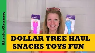 Dollar Tree Haul Snacks Toys Fun...Stocking Up For Visit With Grandkids
