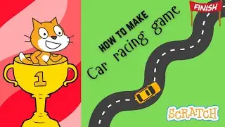 How to make a car racing game in scratch