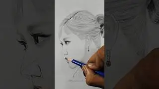 Nose drawing easy trick 👃❤️✏️ #art #artist #cartoon #drawing #satisfying #paint #anime #shorts #ros&eacute;