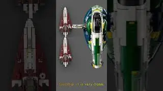 Сцена AotC с MOC Дельта-7 и Рабом-1 Джанго Фетта! Звёздные войны LEGO