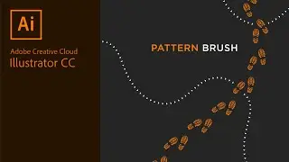 Pattern Brush / Repeat a custom shape or icon along a path in Adobe Illustrator