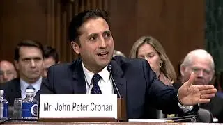 Sen. Hawley at a judicial nomination hearing for John Cronan, Thomas Cullen, and Jennifer Togliatti