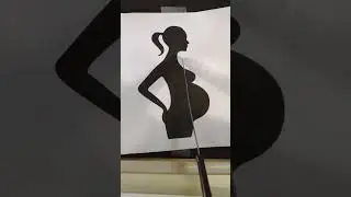 B-A Woman ? Black magic Alphabet.
