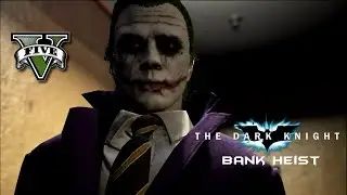 GTA V The Dark Knight movie part 1 - Bank Heist.