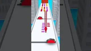 Ladder Master Lvl.24 - Collect Ladders & Climb Walls 🪜🧱 #shorts #games #laddermaster #gameshorts