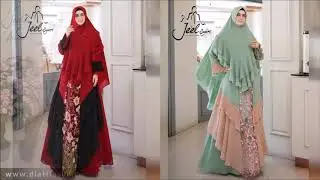 Design Model Baju Gamis Syari Terbaru 2020 2021 Muslimah Fashion Style