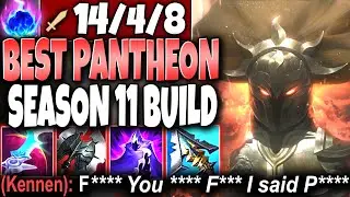 *1 Q = 1000 Damage* Max Pen Season 11 Pantheon Build 🔥 LoL Best Top Pantheon Preseason s11 Gameplay