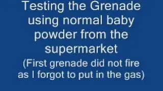 STAG Grenade  powder test
