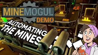 Maximizing Efficiency in this MINING FACTORY AUTOMATION GAME! - Mine Mogul Demo