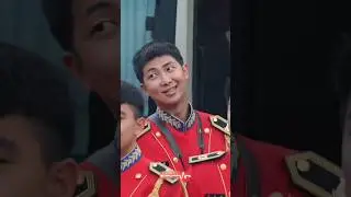 He is so cute and his dimpled smile 🥰💜 #shorts #shortvideo #youtubeshorts #trending #viralshorts #rm