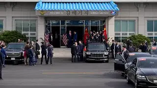 AFN Daegu - U.S. President Donald Trump Departs South Korea