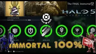 Halo 5 Breakout Mastery, Immortal Unstoppable Commendation pack unlocked!