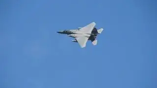 F-15s take-off out of Westfield Barnes airport on a slam-defense drill