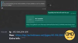 IP logging a scammer like a nerd