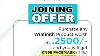 Winfinith joining offers and consistency offers and launching offers