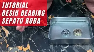 TUTORIAL MEMBERSIHKAN BEARING SEPATU RODA INLINE SKATE