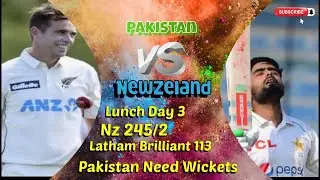 Pakistan Vs Newzeland Lunch Day 3| 1st Test Match| #pakvsnz #cricketexpert #cricketextra