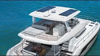 Inside the Leopard 53 Power Catamaran | Luxury Yacht Charter in Fort Lauderdale